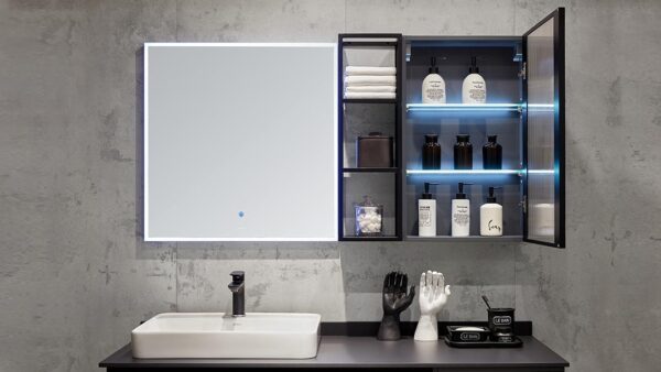 Modern Wall-mounted Bathroom Cabinets Set