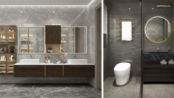 Double Bathroom Vanity with Sink