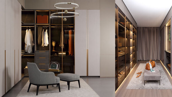 Fitted White Wall Wardrobe Designs