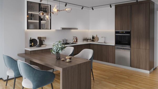 U-Shaped Kitchen With Peninsula Seating