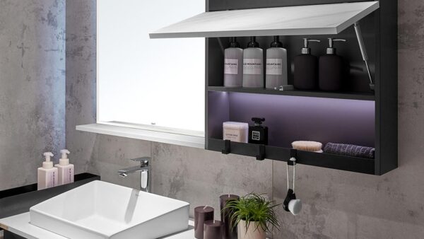 Contemporary Bathroom Cabinets with Ceramic Sink