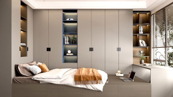 Melamine Space Saving Wardrobe Units