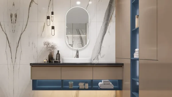 Cloud Series Modern Luxury Bathroom Cabinet Floating Vanity