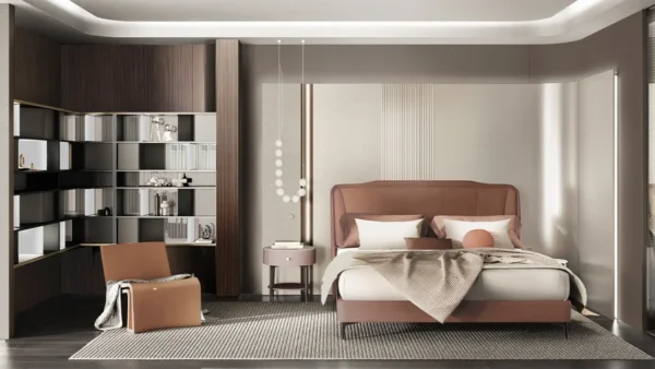 Minimalist Elegance Bedroom with Walk-in Closet